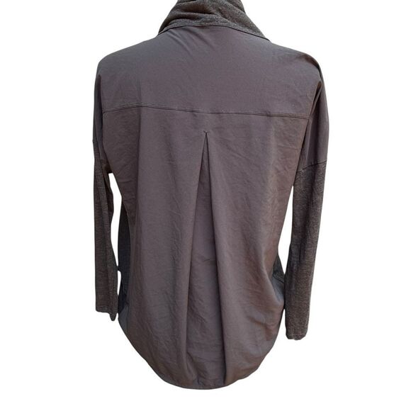 The North Face Cardigan Black Shawl Long Sleeve Sweater Top Women's size XS - Picture 5 of 11